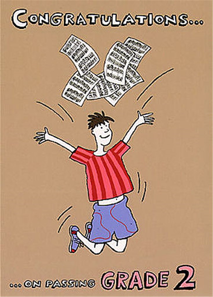 Music Gallery: Congratulations Card-Grade 2 (Boy)